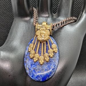 Lapis Lazuli Precious Stone Necklace